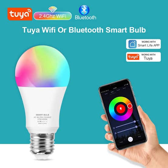 Smart Rgb Led Bulb - Mobile Controlled - Voice Controlled 0