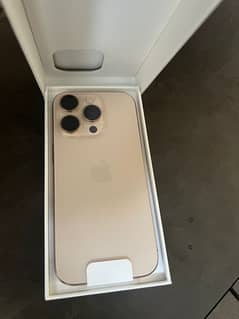 I Phone 16 pro max Desert Titanium