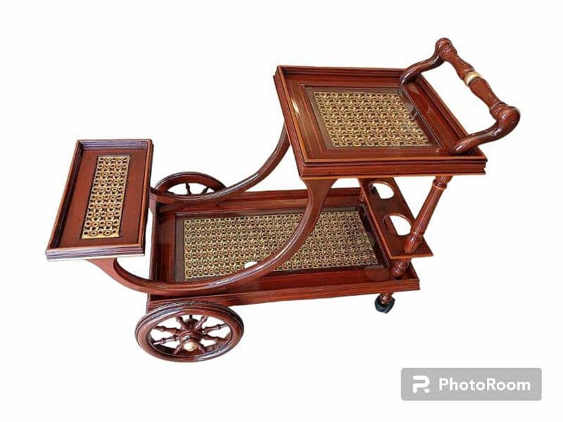 wooden tea trolley 8