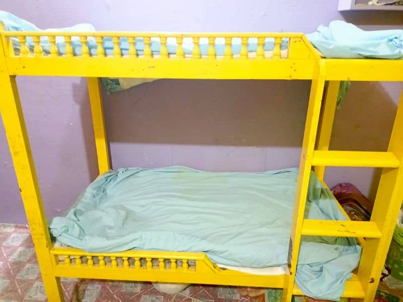 Used wooden Bunk Bed 0