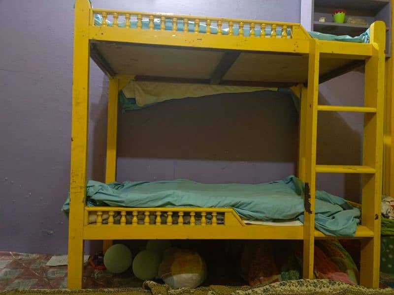 Used wooden Bunk Bed 3