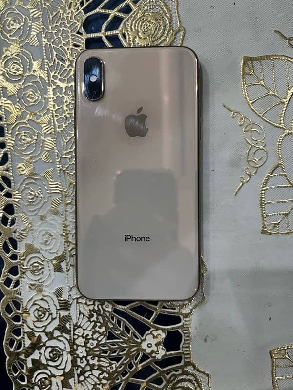 Iphone XS Rose Gold 64GB PTA Approved dual sim 1