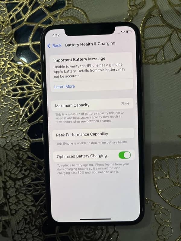 Iphone XS Rose Gold 64GB PTA Approved dual sim 3