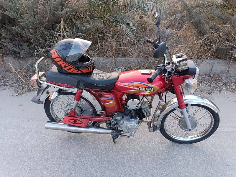 yamaha yb 100 , 2008 2 stroke , exchng suzuki 70 honda 1