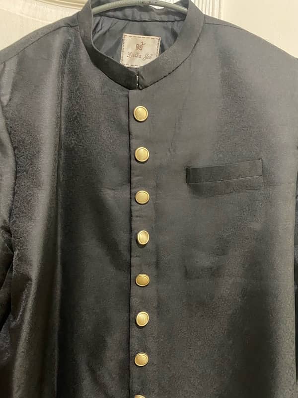 Sherwani 3pc shalwar Kameez with Kula 1