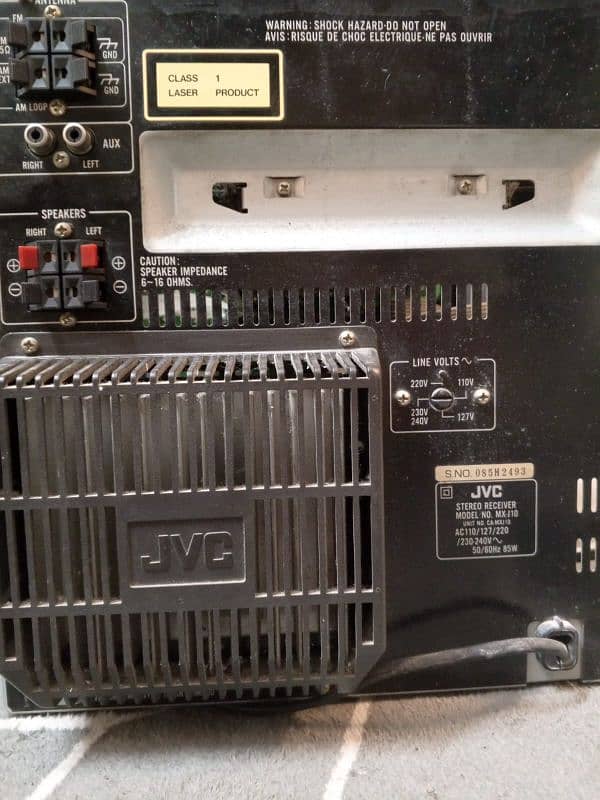 JVC Sound System 10/10 1200watts Japanese 4