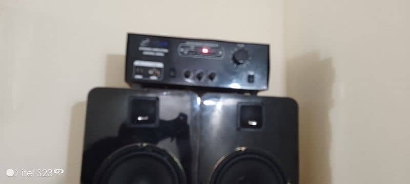 home theater speaker ampli good condition new 4