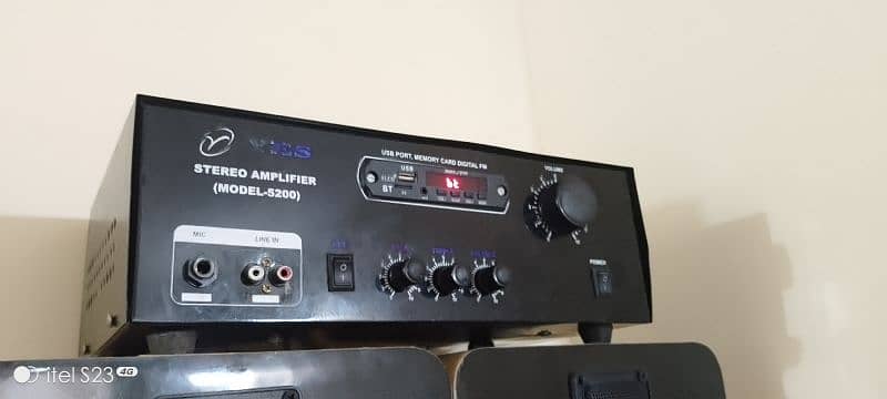 home theater speaker ampli good condition new 5