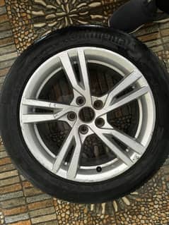 spare wheel 215/55 R17 only 1 rim/tyre