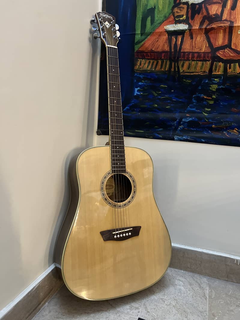 Original Washburn Acoustic Guitar made from Chicago. 0