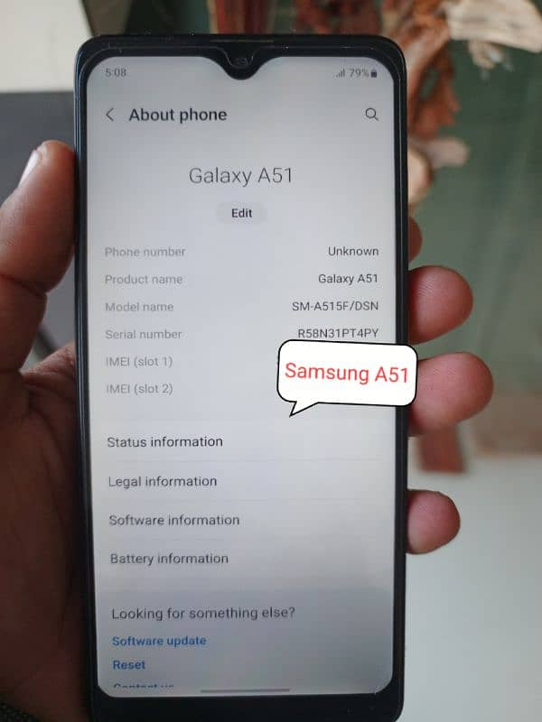 Samsung A51 Mobile for sale 1