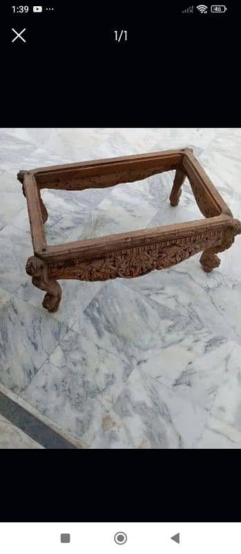 unpolished a table chir and 2 jharokas chinoti 0