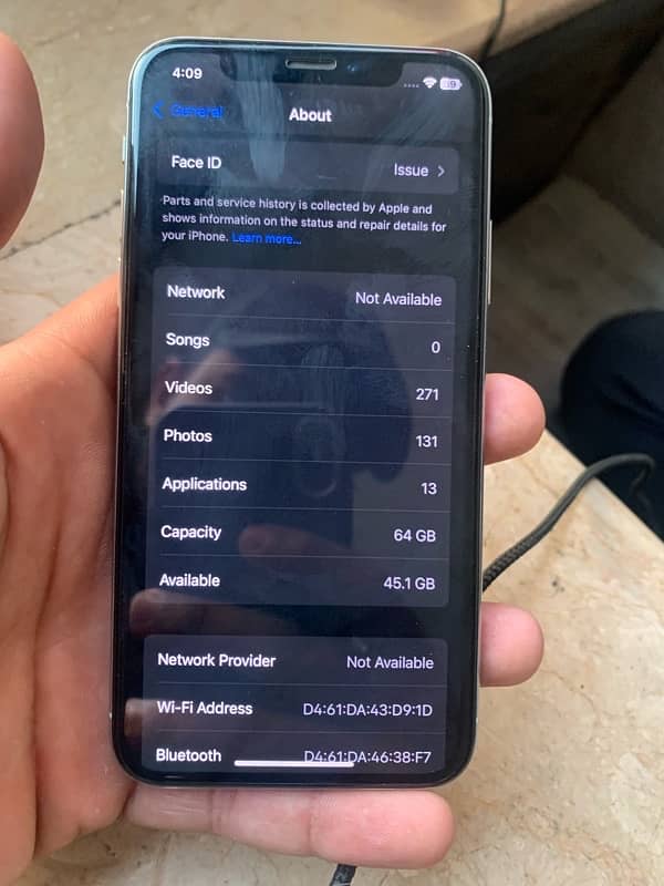 iPhone X 64gb factory unlock waterpack 7