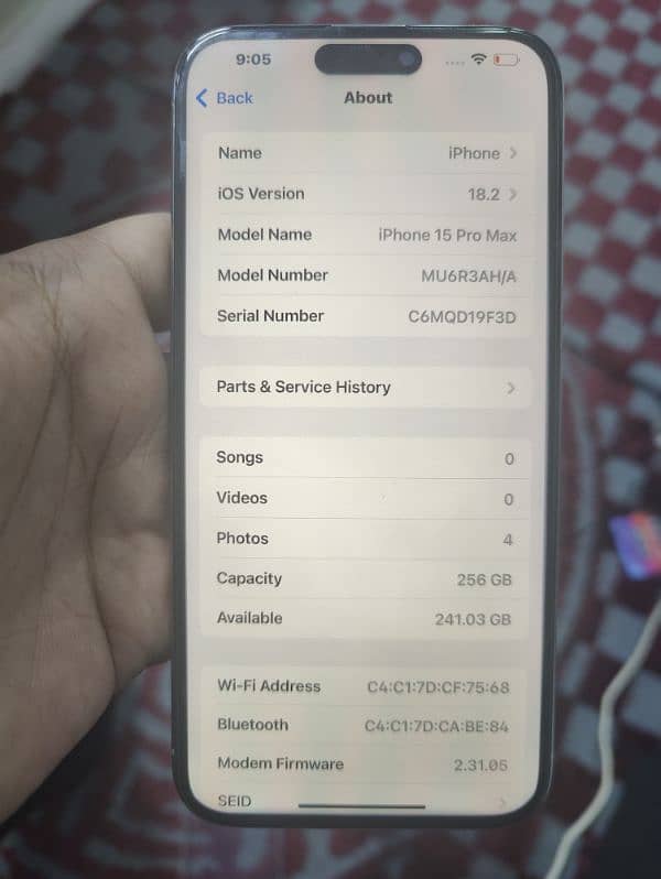 iphone 15 pro max factory unlock 256gb display massage 2