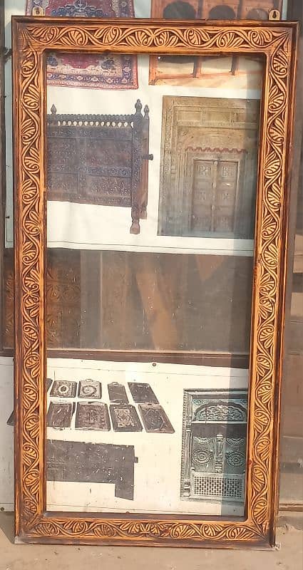 antique desgin mirror frame simple and swati carved 0