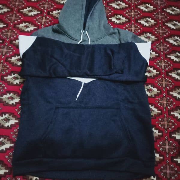 Men's Color Black Hoodie 3