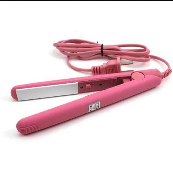 Travel Mini Hair Flat Iron Ceramic Plate Hair Straightener 2