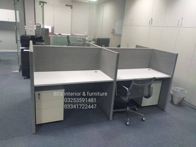 office workstation table, Cubical, counter, executive table & chair 16