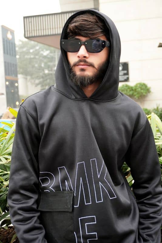 Micro Fleece black Hoodies 0