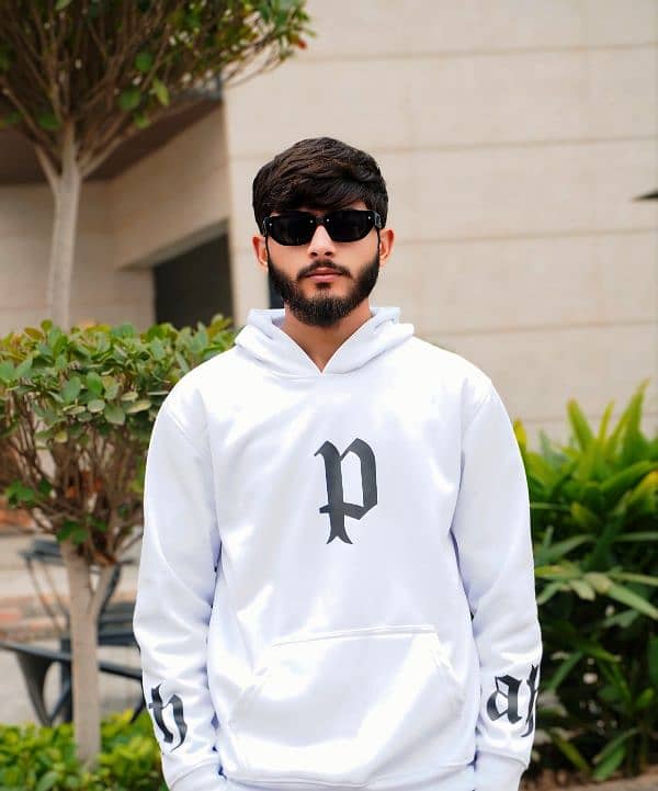 Micro Fleece white Hoodies 0