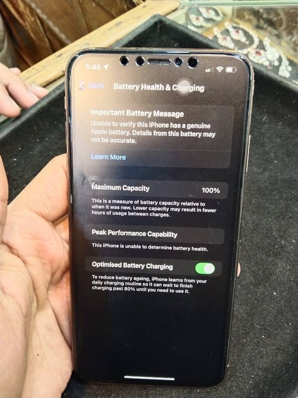 iphone xsmax 256gb pta approved gold color 2