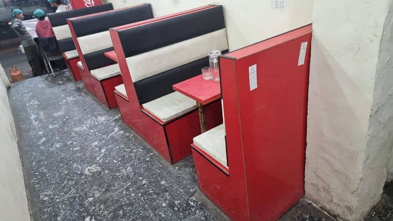 8 Sofa 4 table for shawarma and other restaurant shops 1