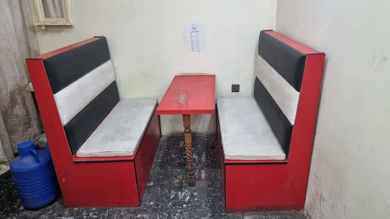 8 Sofa 4 table for shawarma and other restaurant shops 2