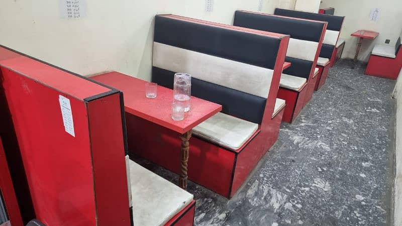 8 Sofa 4 table for shawarma and other restaurant shops 3