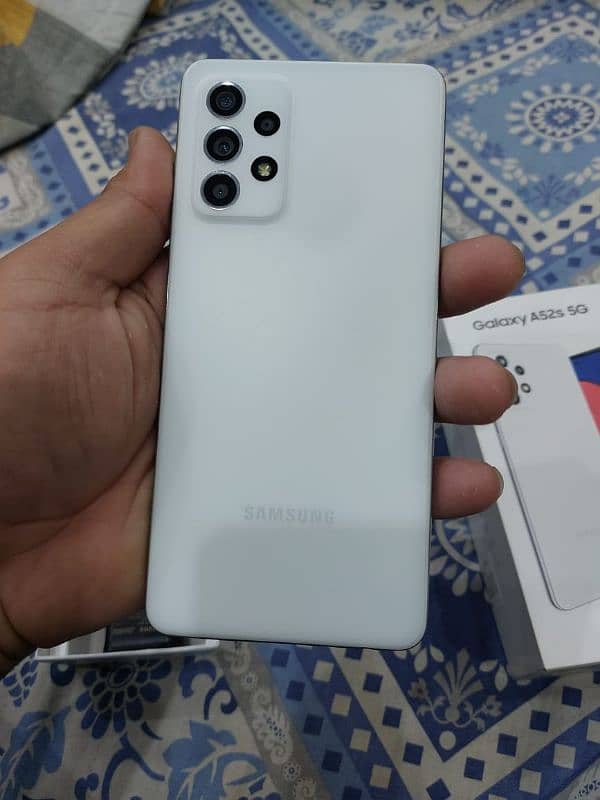 Samsung a52s 5g 8/256 with box official pta approved 8