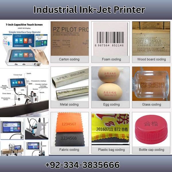 Online Expiry Date Printer| Production line Inkjet Printer 1