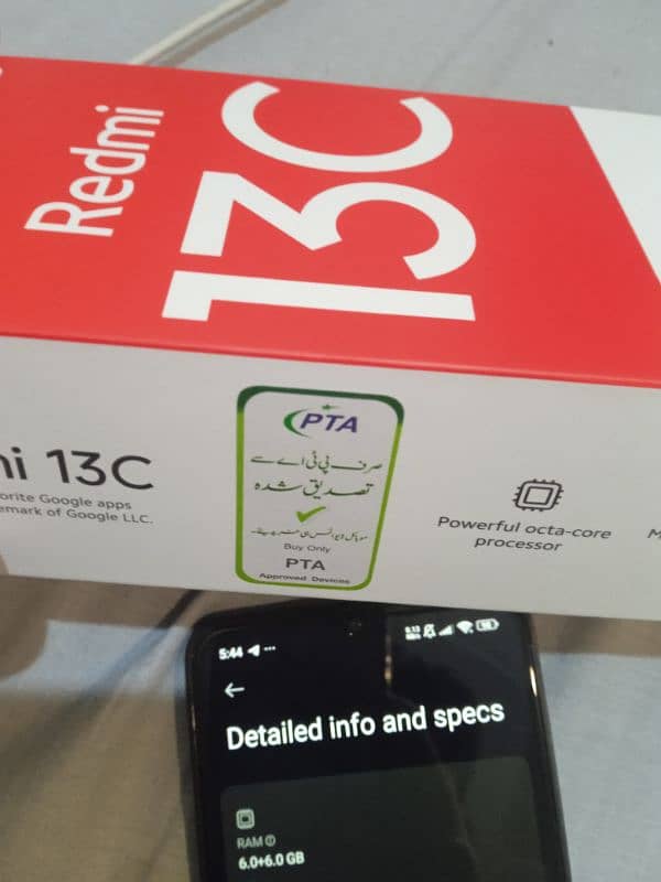 Redmi 13C 6/128 open box new condition 7