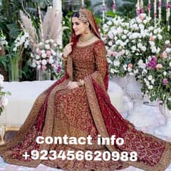 Barat suit / Bridal /  Lehnga / Walima Maxi / Reception  / Dress