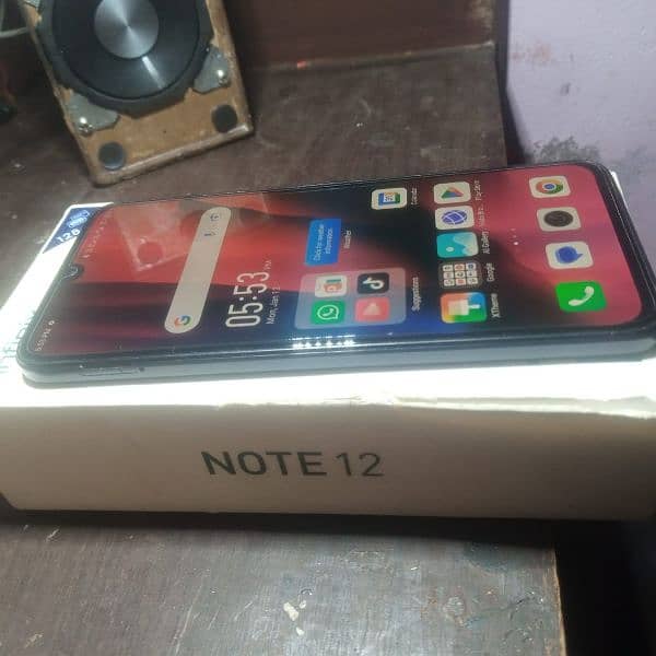 infinix note 12 8GB+8GB16GB 128GBstorage box charger AMOLED display 4