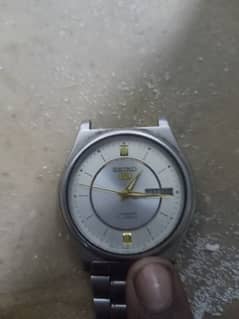 Seiko 5 watch with original chain