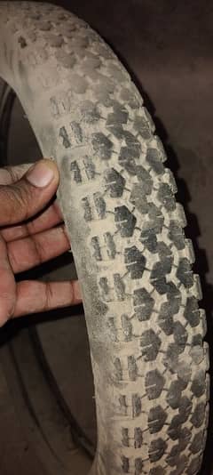 70 CC bike used tyre with tube