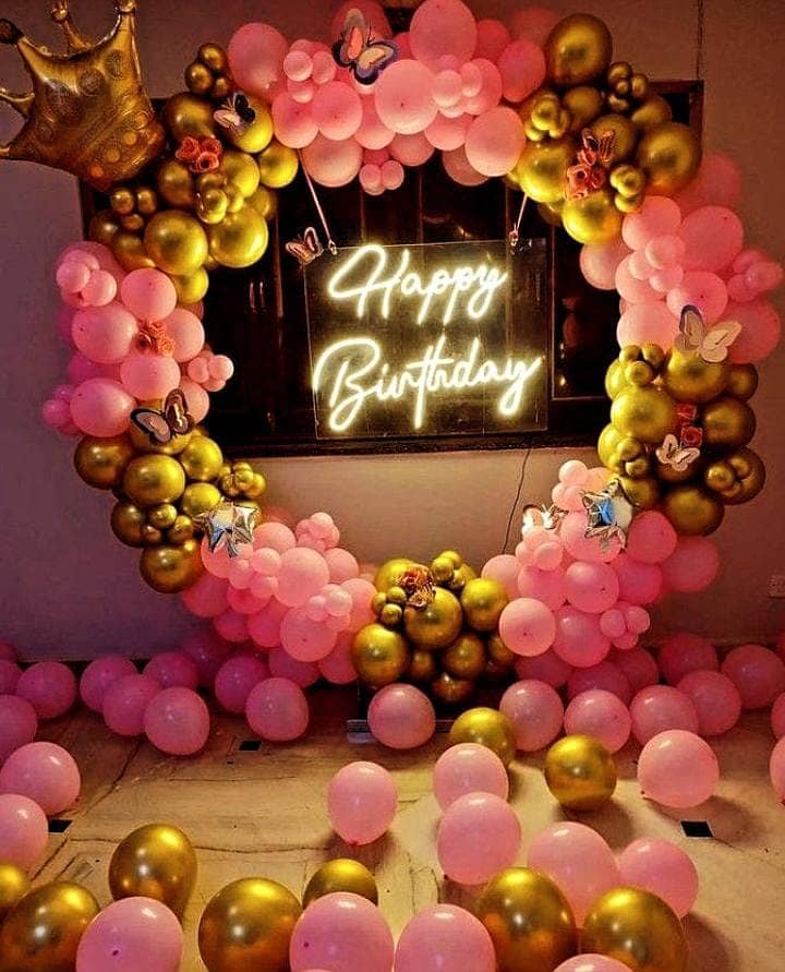 Birthday Party Decorations At Home / Event Decor 0