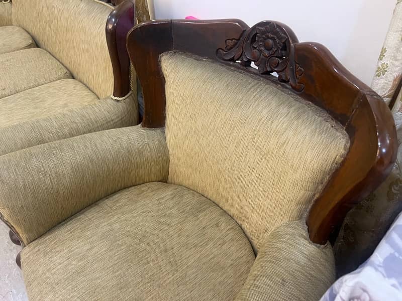 wooden Sofa set 3