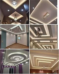 Pop Ceiling/False Ceiling/Gypsum Ceiling/PVC Ceiling/Drop Ceiling