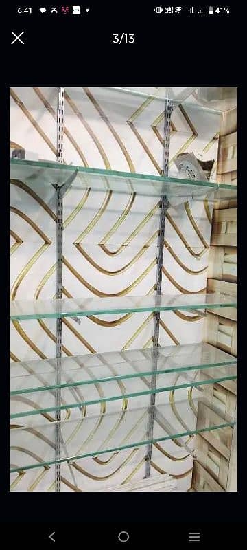 glass racks and other items 0