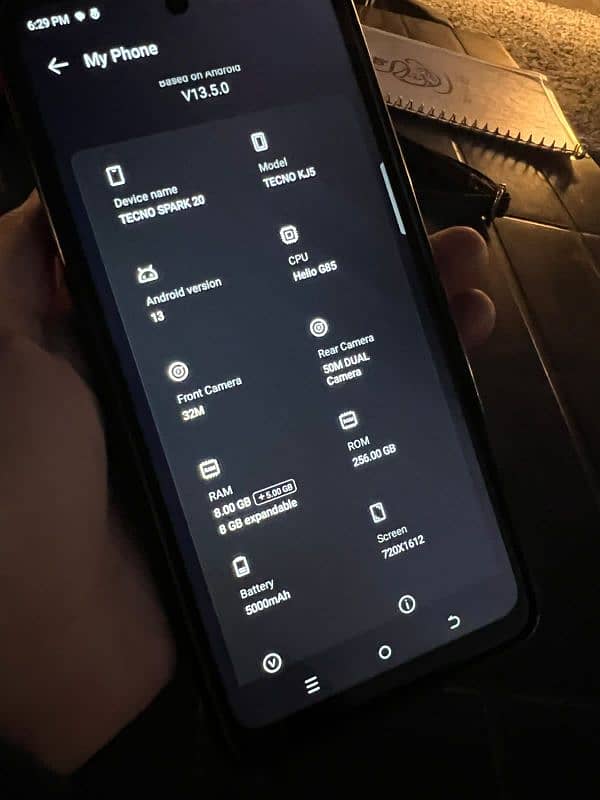 Tecno Spark 20 5