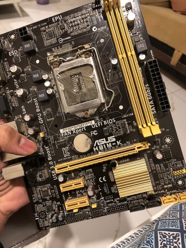 Asus H B1 M K mother board Lga 1150 for 4th gen processors 0