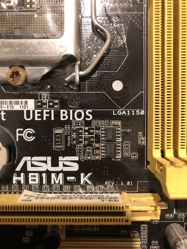 Asus H B1 M K mother board Lga 1150 for 4th gen processors 1