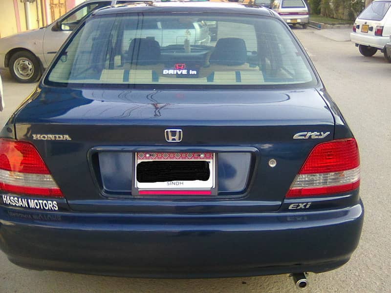 HONDA CITY EXi MODEL 2001 METALLIC BLUE COLOUR BEHTREEN CONDITION 3