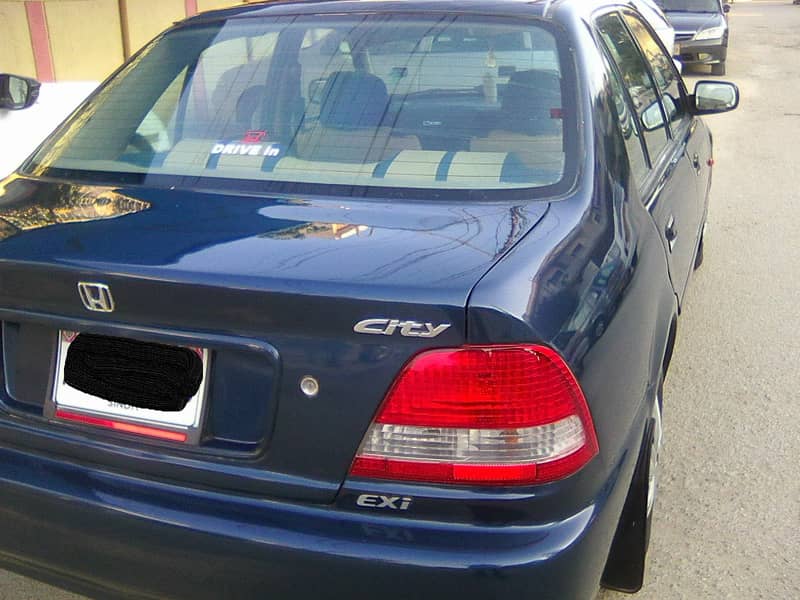 HONDA CITY EXi MODEL 2001 METALLIC BLUE COLOUR BEHTREEN CONDITION 7