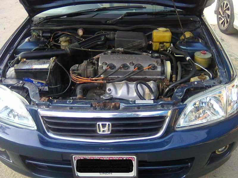 HONDA CITY EXi MODEL 2001 METALLIC BLUE COLOUR BEHTREEN CONDITION 10