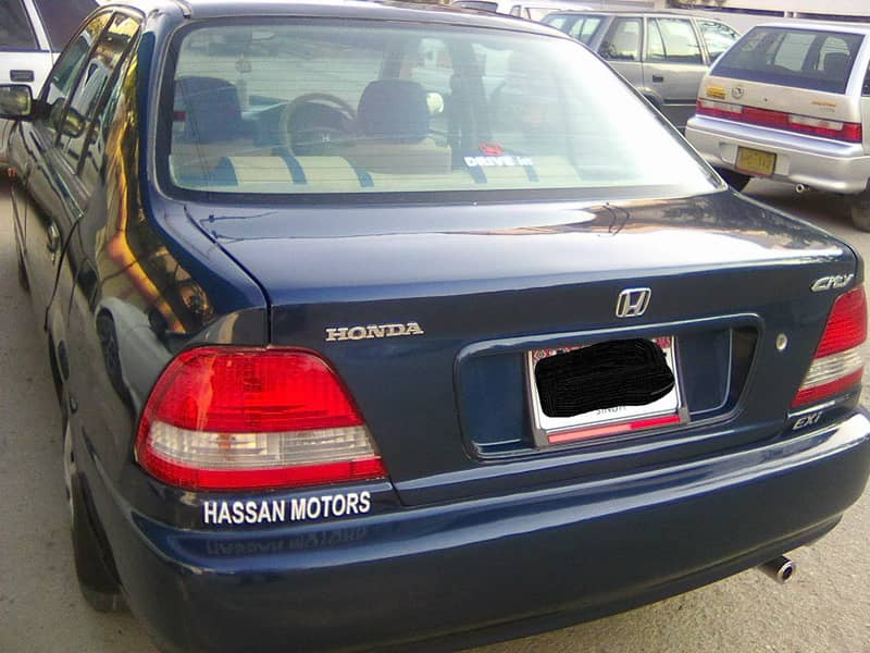 HONDA CITY EXi MODEL 2001 METALLIC BLUE COLOUR BEHTREEN CONDITION 11