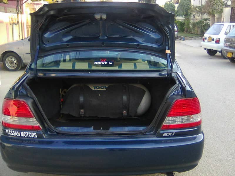 HONDA CITY EXi MODEL 2001 METALLIC BLUE COLOUR BEHTREEN CONDITION 15