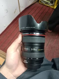 Canon 24 105 lens f4 original hood