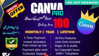 Canva Pro for Lifetime | 100% Real CanvaPro ADMIN PANEL _ lightroom Cc