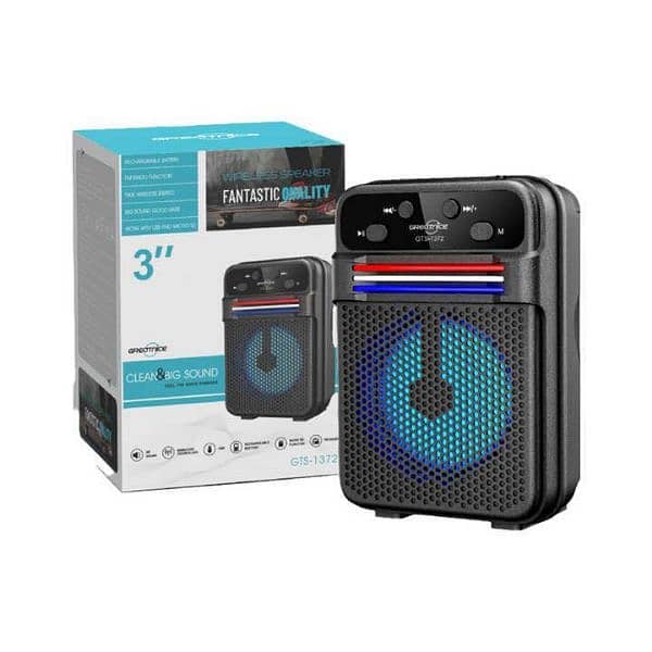 GTS 1372 premium wireless Bluetooth speaker with long battery life 2